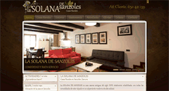 Desktop Screenshot of lasolanadesanzoles.com