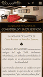 Mobile Screenshot of lasolanadesanzoles.com